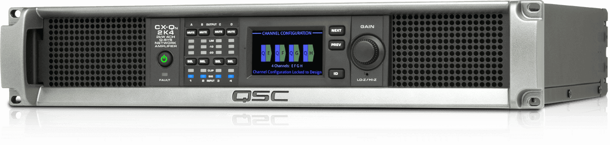 QSC CX-Q 8K4 Amplificador de red, 4 canales, 8000W